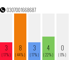Telefonnummer 0307001668687