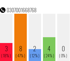 Telefonnummer 0307001668768