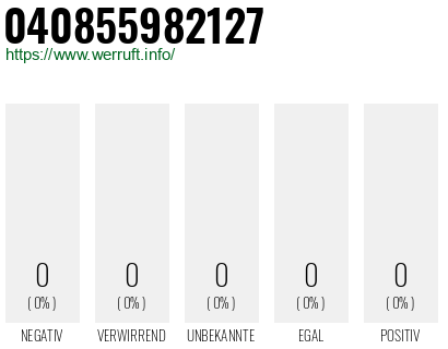 Telefonnummer 040855982127