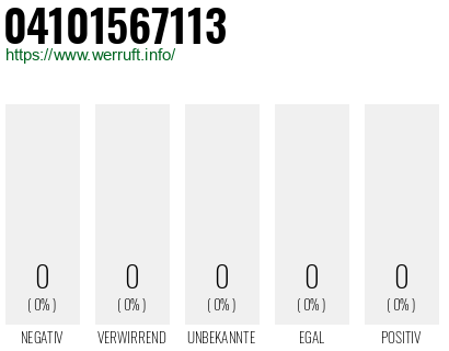Telefonnummer 04101567113