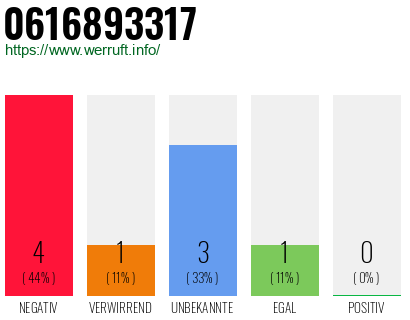Rufnummer 0616893317 Telefonnummer 0616893317