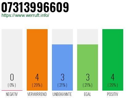 Rufnummer 07313996609 Telefonnummer 07313996609