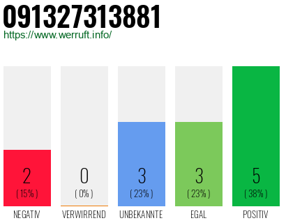 Rufnummer 091327313881 Telefonnummer 091327313881