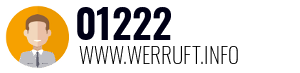 Rufnummer 01222 01222