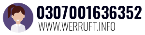 Rufnummer 0307001636352 0307001636352
