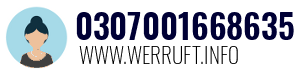 Rufnummer 0307001668635 0307001668635