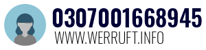 Rufnummer 0307001668945 0307001668945
