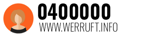 Rufnummer 0400000 0400000