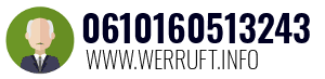 Rufnummer 0610160513243 0610160513243